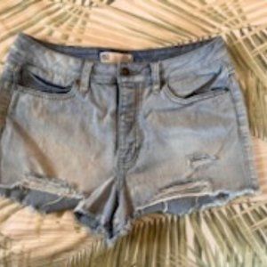 RSQ, cut off light denim shorts